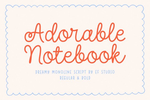 Adorable Notebook Font: A Guide to Its Handwritten Appeal