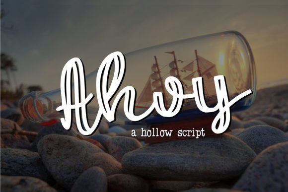 Ahoy: The Whimsical Script Font for Creative Projects