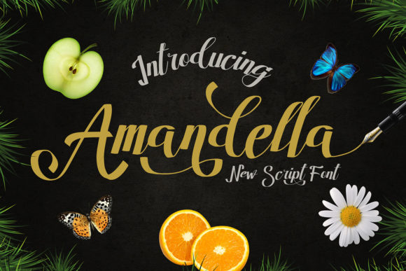Amandella: A Script Font for Modern Elegance