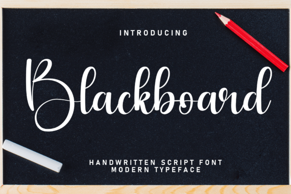 Blackboard: A Script Font That Feels Personal