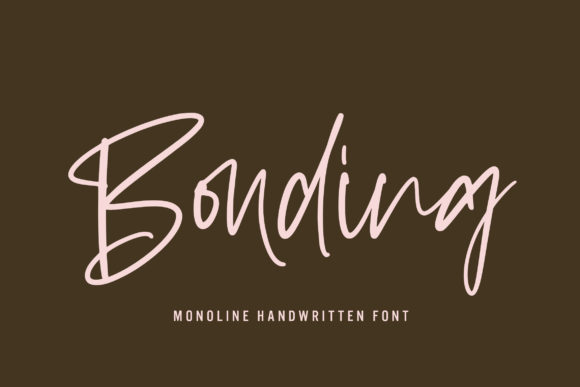 Bonding: The Elegant Script Font for Elevated Designs