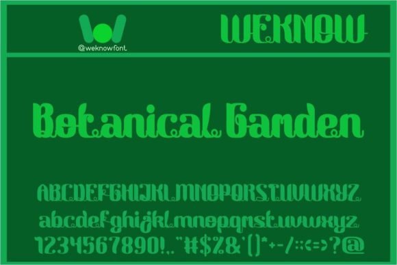 Botanical Garden: A Script Font for Distinctive Design