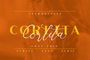 Corlita Trio: A Cohesive Font Family for Elegant Design