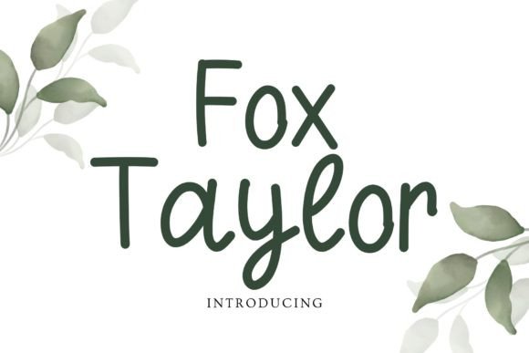 Discover Fox Taylor: A Handwritten Script for Cozy Designs