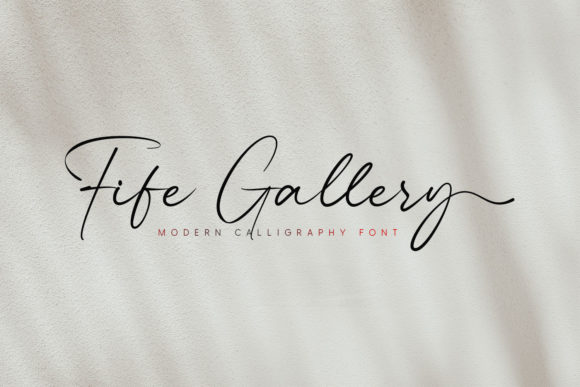 Fife Gallery: A Script Font for Modern, Elegant Branding