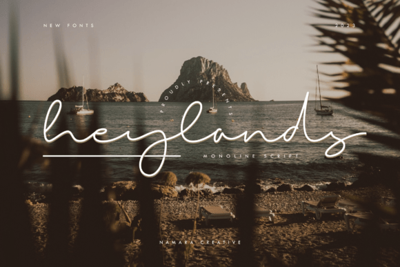 Heylands: A Monoline Script for Modern, Nature-Inspired Design
