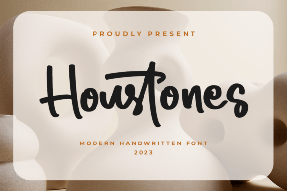 Houstones: Crafting Modern Elegance with a Script Font