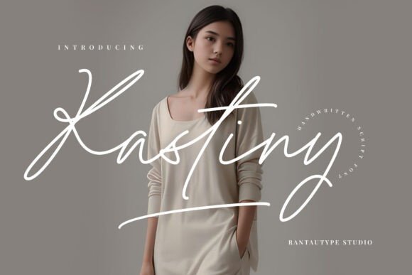Kastiny: A Handwritten Script Font for Elegant Design
