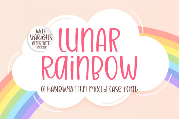 Lunar Rainbow: A Modern Script for Timeless Elegance
