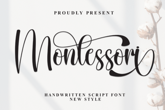 Montessori: Crafting Brand Warmth with a Handwritten Script
