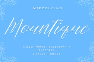 Mountique: A Modern Script for Timeless Branding