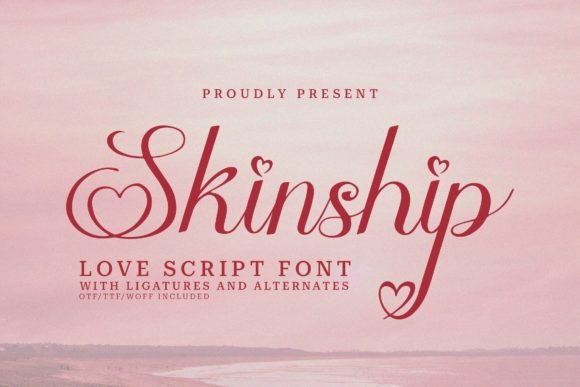 Skinship: The Versatile Love Script Font for Modern Branding