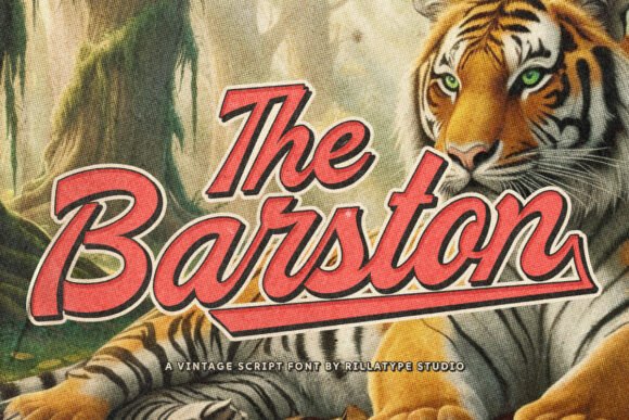 The Barston: A Vintage Script Font for Timeless Design